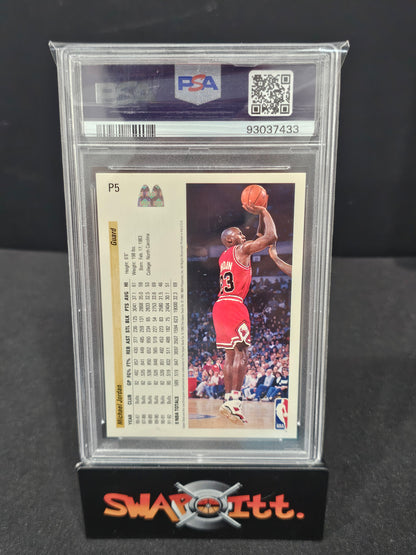 1992 upper deck mcdonalds MICHAEL JORDAN psa 8