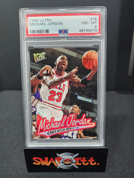 1996 fleer ultra MICHAEL JACKSON psa 8