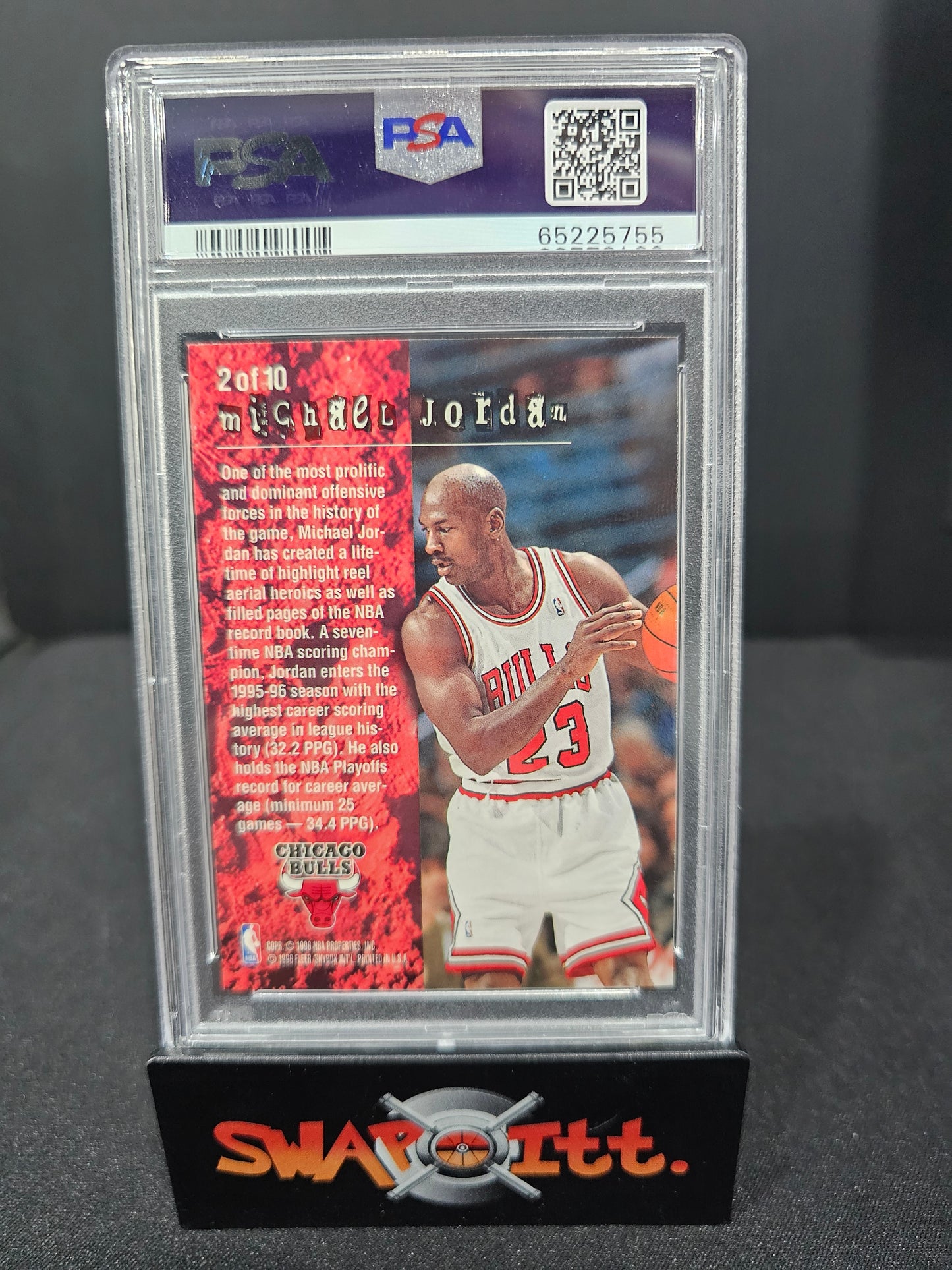 1995 fleer total o MICHAEL JORDAN