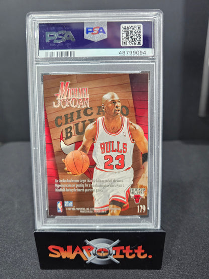 1996 skybox z-force MICHAEL JORDAN psa 8