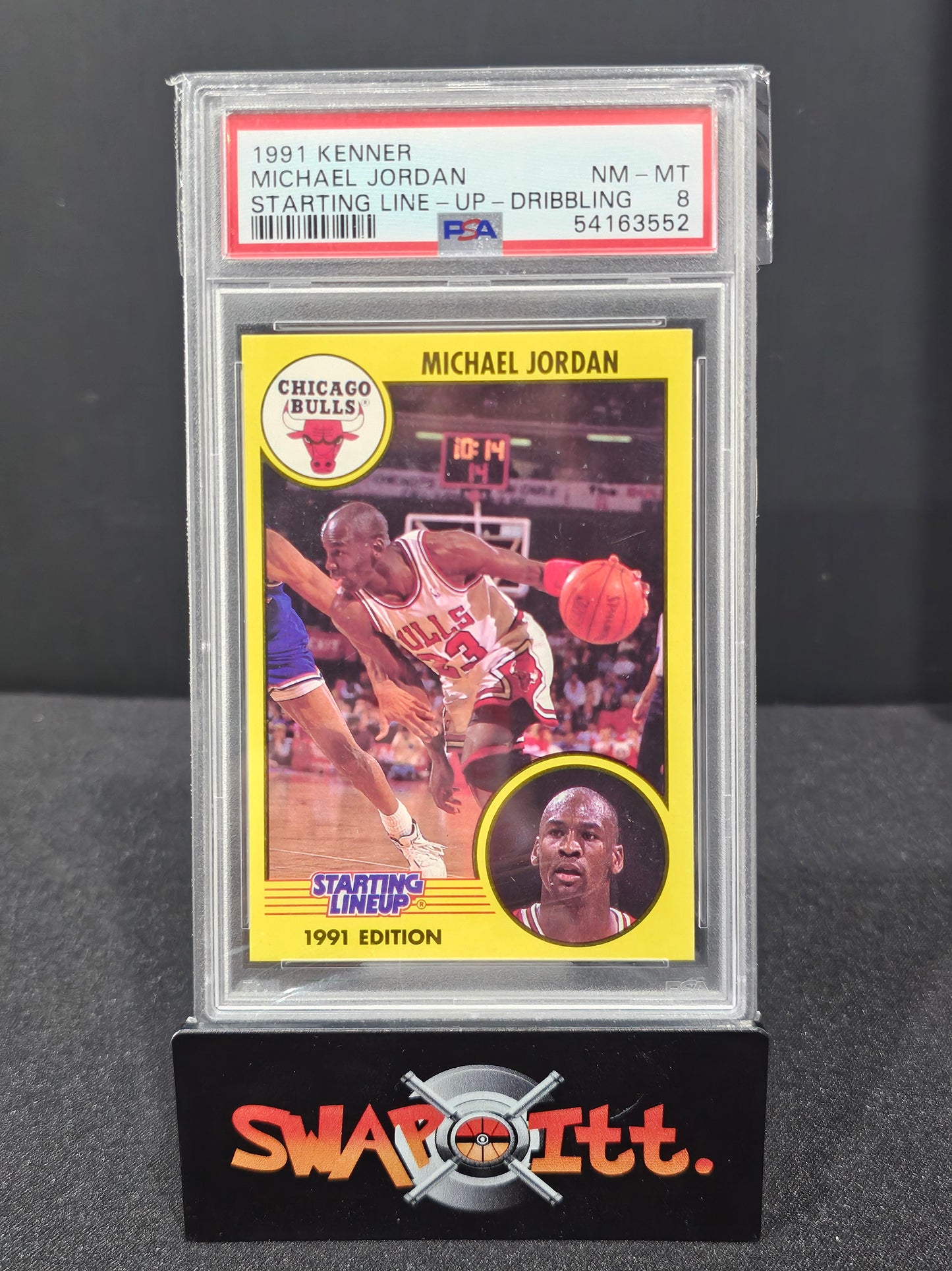 1991 kenner MICHAEL JORDAN psa 8