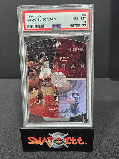 1997 spx MICHAEL JORDAN psa 8