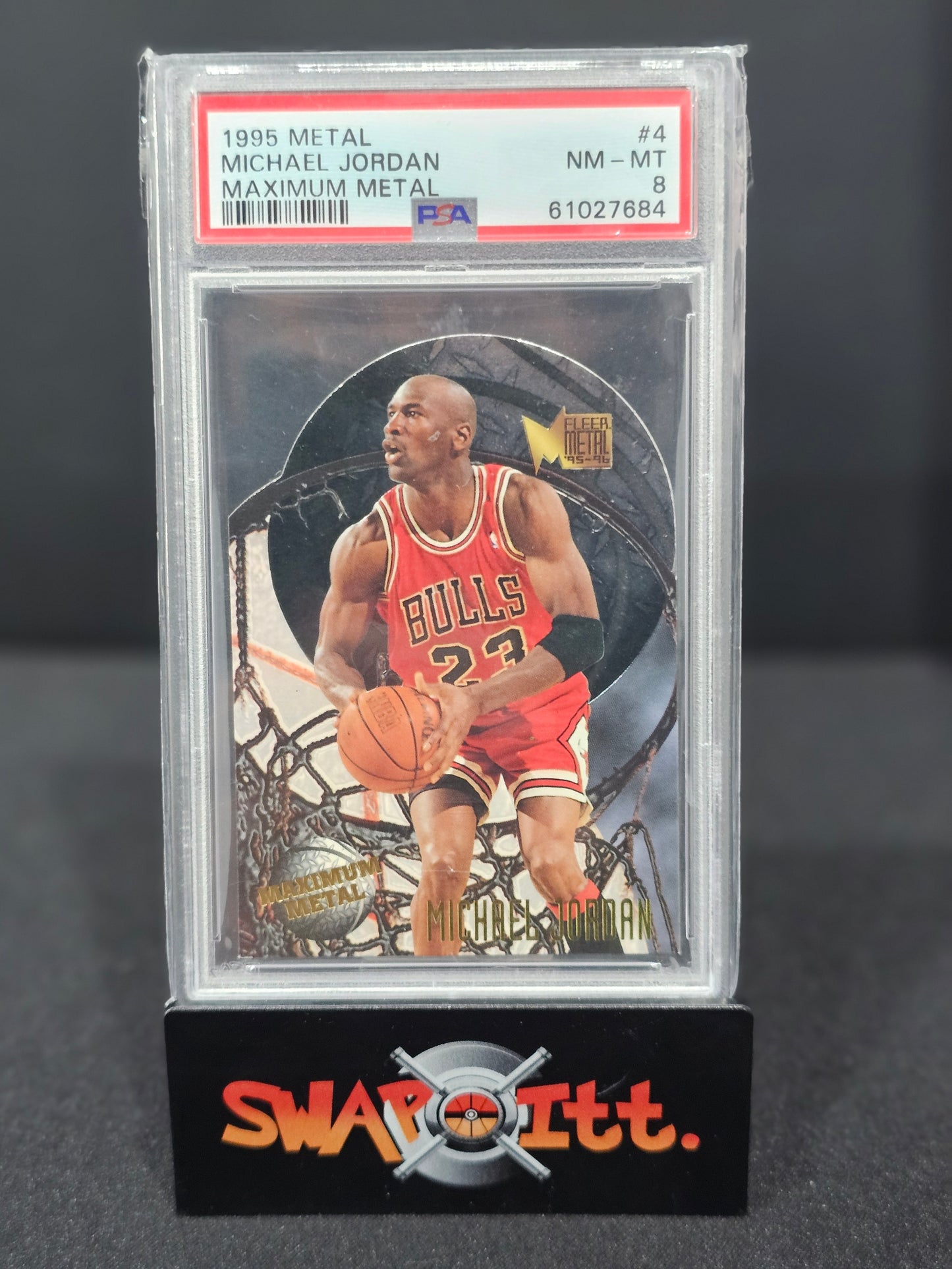 1995 metal MICHAEL JORDAN psa 8