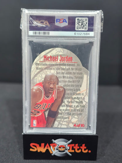 1995 metal MICHAEL JORDAN psa 8