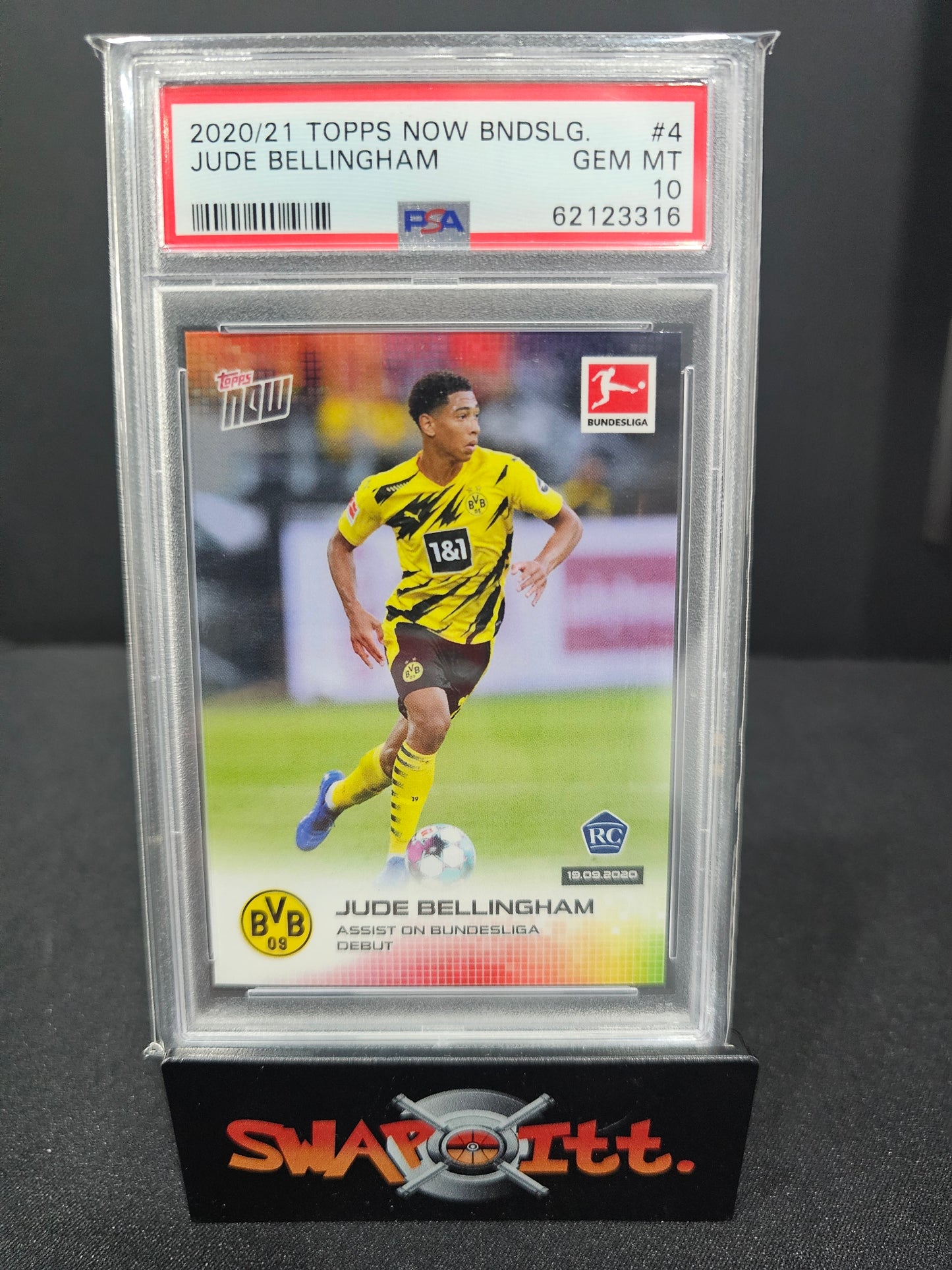 2020-21 topps now bundasliga JUDE BELLINGHAM psa 10