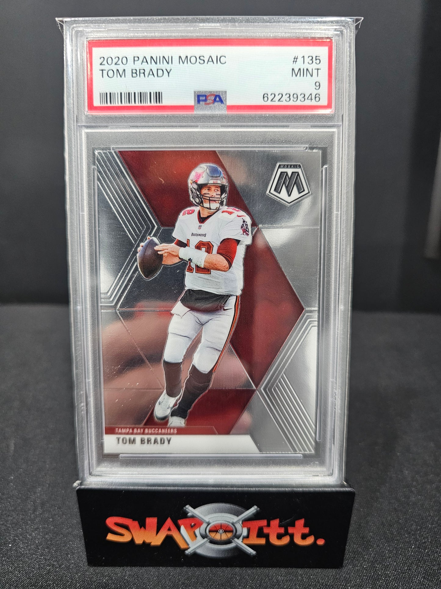 2020 panini mosaic TOM BRADY psa 9