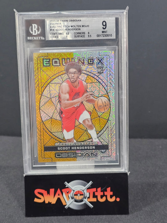 2023 obsidian equinox SCOOT HENDERSON electric etch molten mojo 06/10 bgs 9