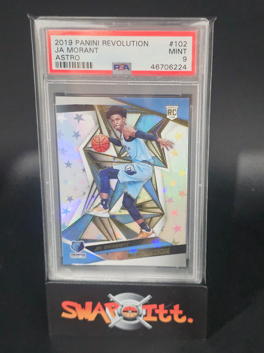 2019 panini revolution JA MORANT astro psa 9