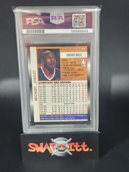 1998 topps MICHAEL JORDAN psa 9