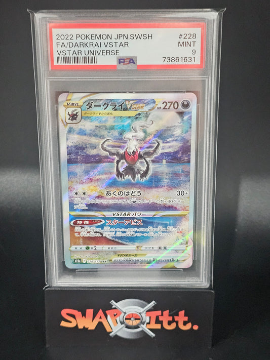 2022 pokemon jpn.swsh FA/DARKRAI VSTAR vstar universe psa 9