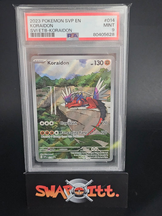 2023 pokemon svp en KORAIDON svi etb-KORAIDON psa 9