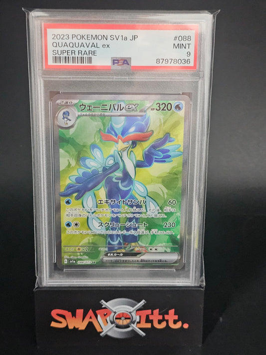 2023 pokemon sv1a jp QUAQUAVAL ex super rare psa 9