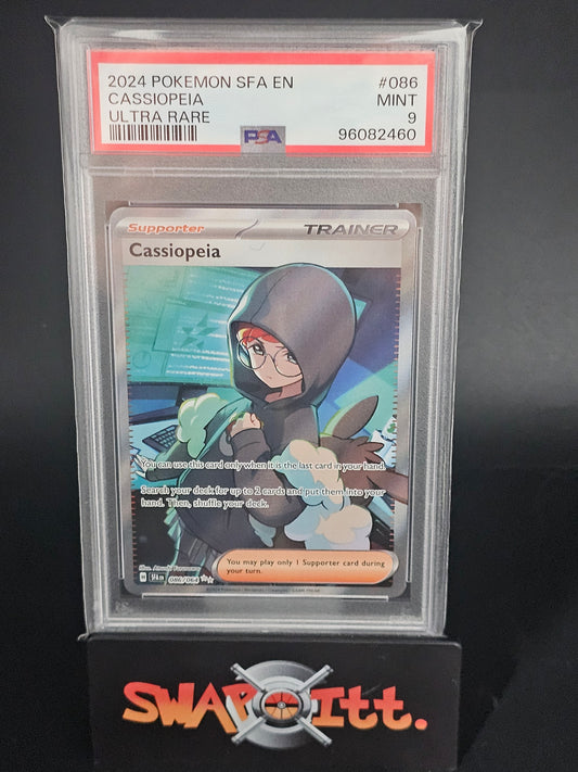 2024 pokemon sfa en CASSIOPEIA ultra rare psa 9