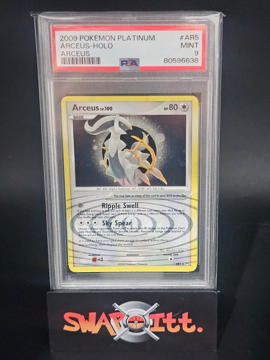 2009 pokemon platinum ARCEUS-HOLO arceus psa 9