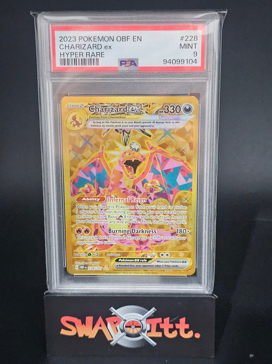 2023 pokemon obf en CHARIZARDex hyper fare psa 9