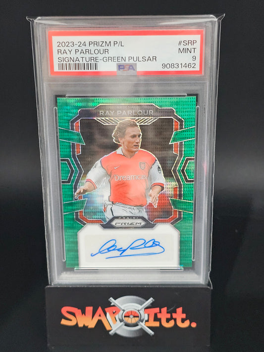 2023-24 prizm epl RAY PARLOUR auto green pulsar psa 9