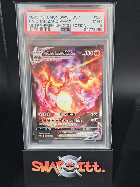 2022 pokemon swsh bsp FA/CHARIZARD VMAX ultra premium collection psa 9