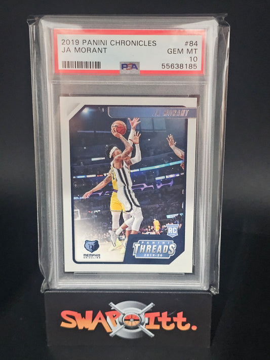 2019 panini chronicles JA MORANT psa 10