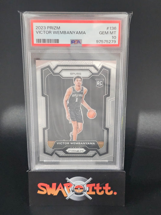 2023 prizm VICTOR WEMBANYAMA psa 10