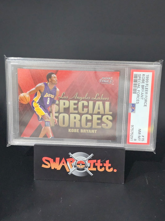 1999 fleer force KOBE BRYANT special forces psa 8