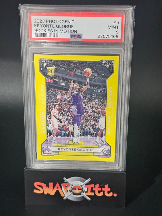 2023 photogenic KEYONTE GEORGE rookies in motion psa 9