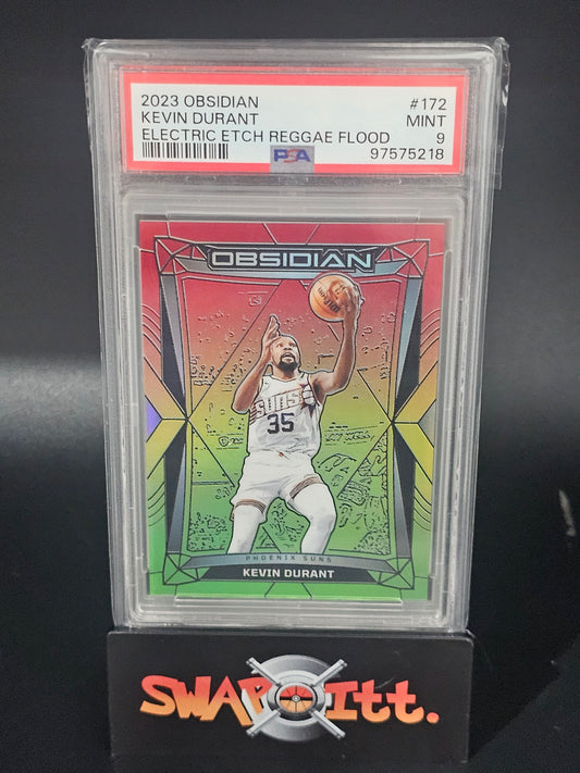 2023 obsidion KEVIN DURANT electric etch reggae flood 70/75 psa 9