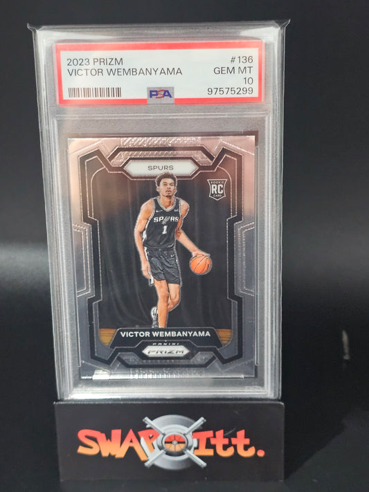 2023 prizm VICTOR WEMBANYAMA psa 10