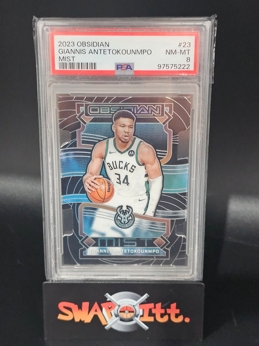 2023 obsidian GIANNIS ANTETOKOUNMPO mist psa 8