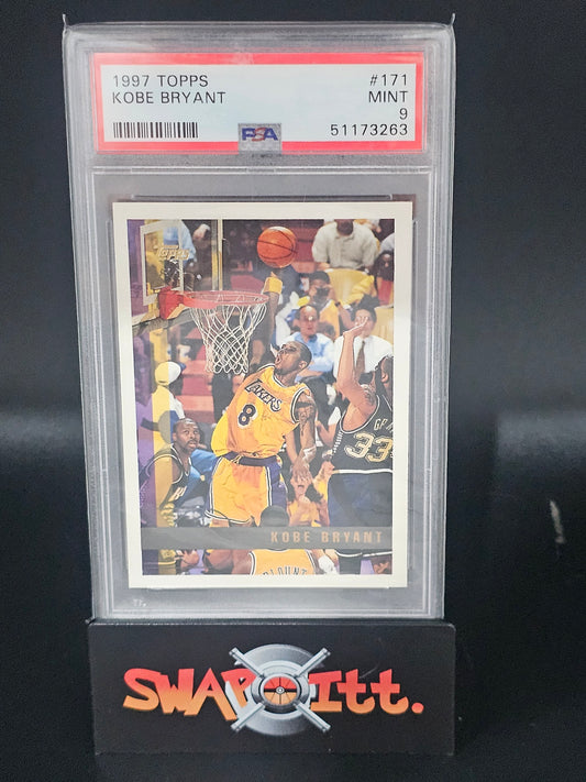 1997 topps KOBE BRYANT psa 9