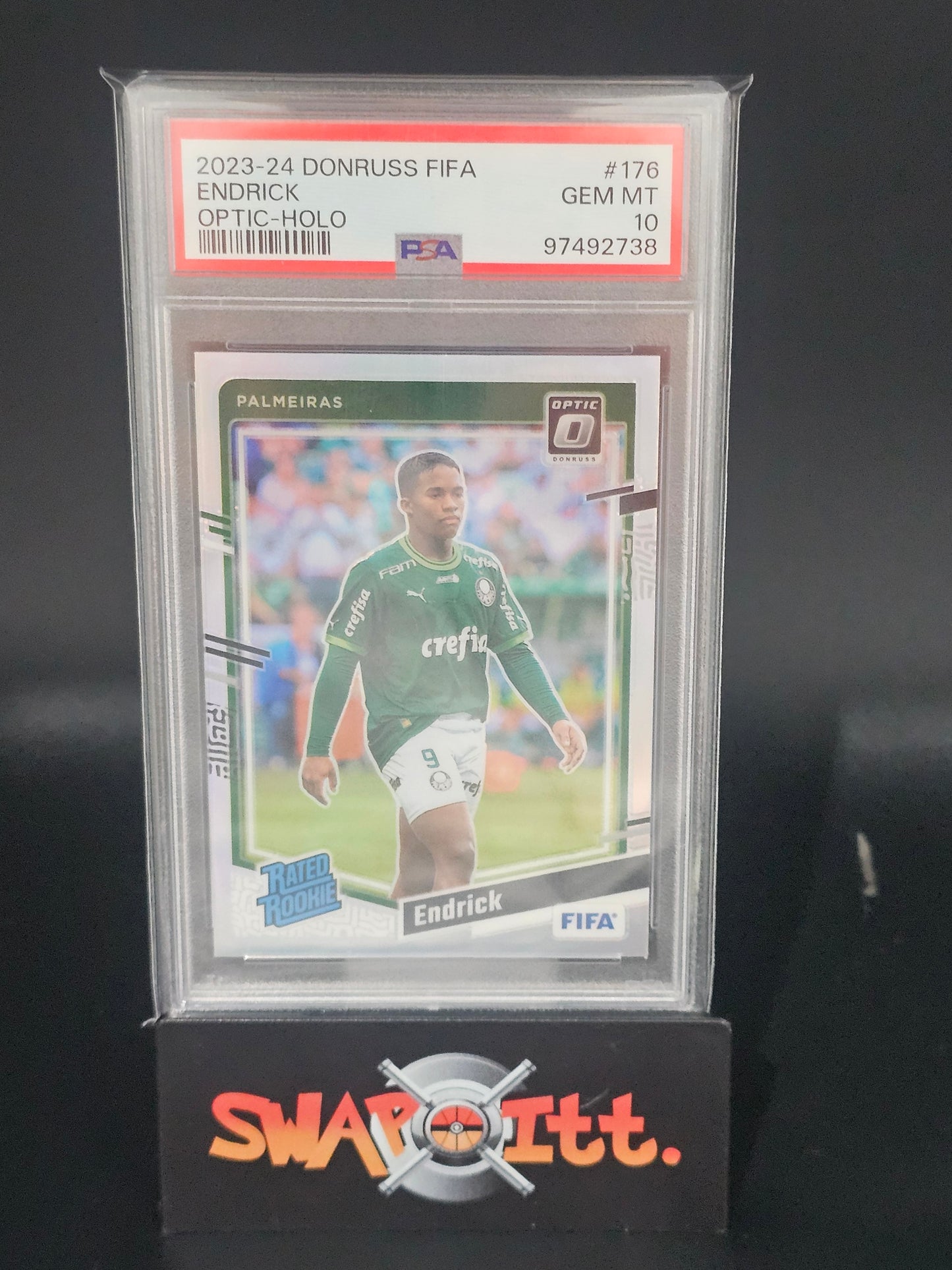 2023-24 donruss fifa ENDRICK optic-holo psa 10