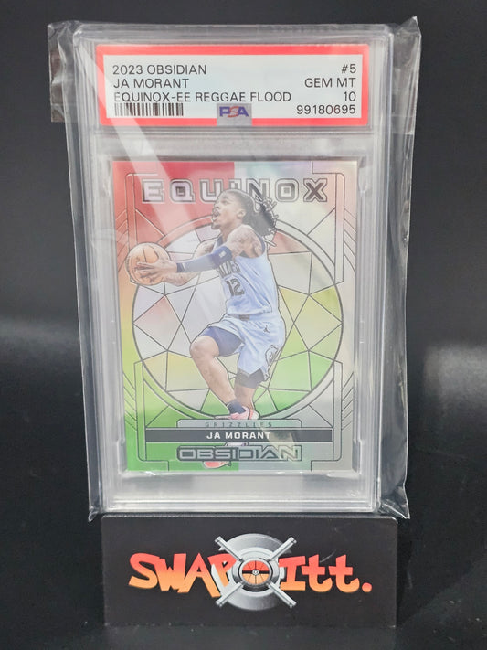 2023 obsidian JA MORANT equinox-ee reggae flood 25/60 psa 10