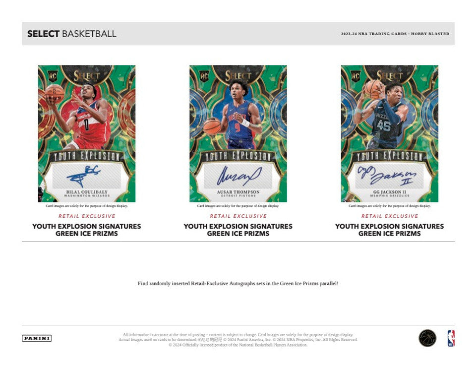 2023-24 Panini SELECT Basketball 6-Pack Hobby Blaster Box