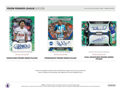 2023-24 Panini PRIZM EPL English Premier League Soccer Hobby Blaster Box [Blue Mosaic]