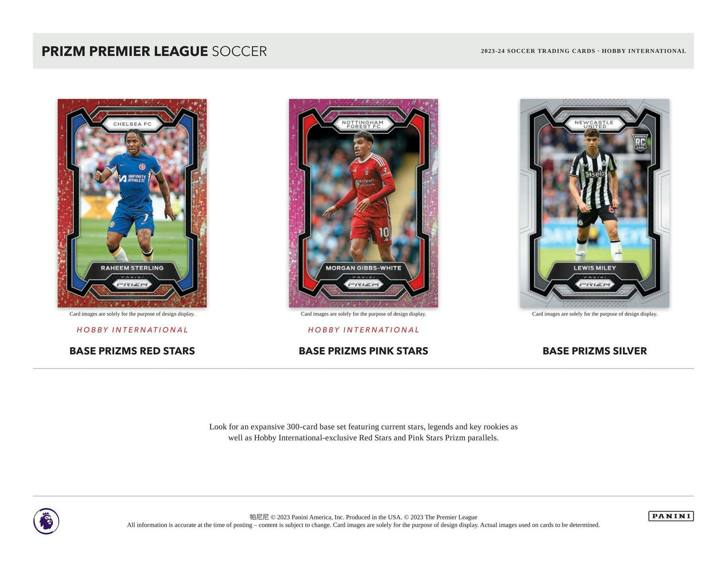 2023-24 Panini PRIZM Premier League Soccer International Hobby Box