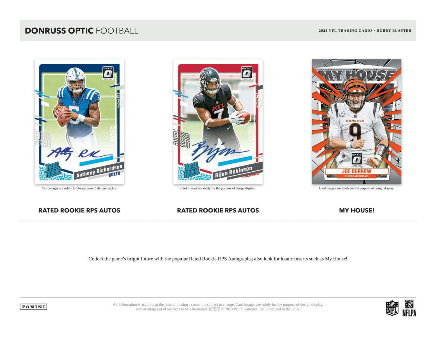 2023 Panini Donruss OPTIC Football 6-Pack Hobby Blaster Box