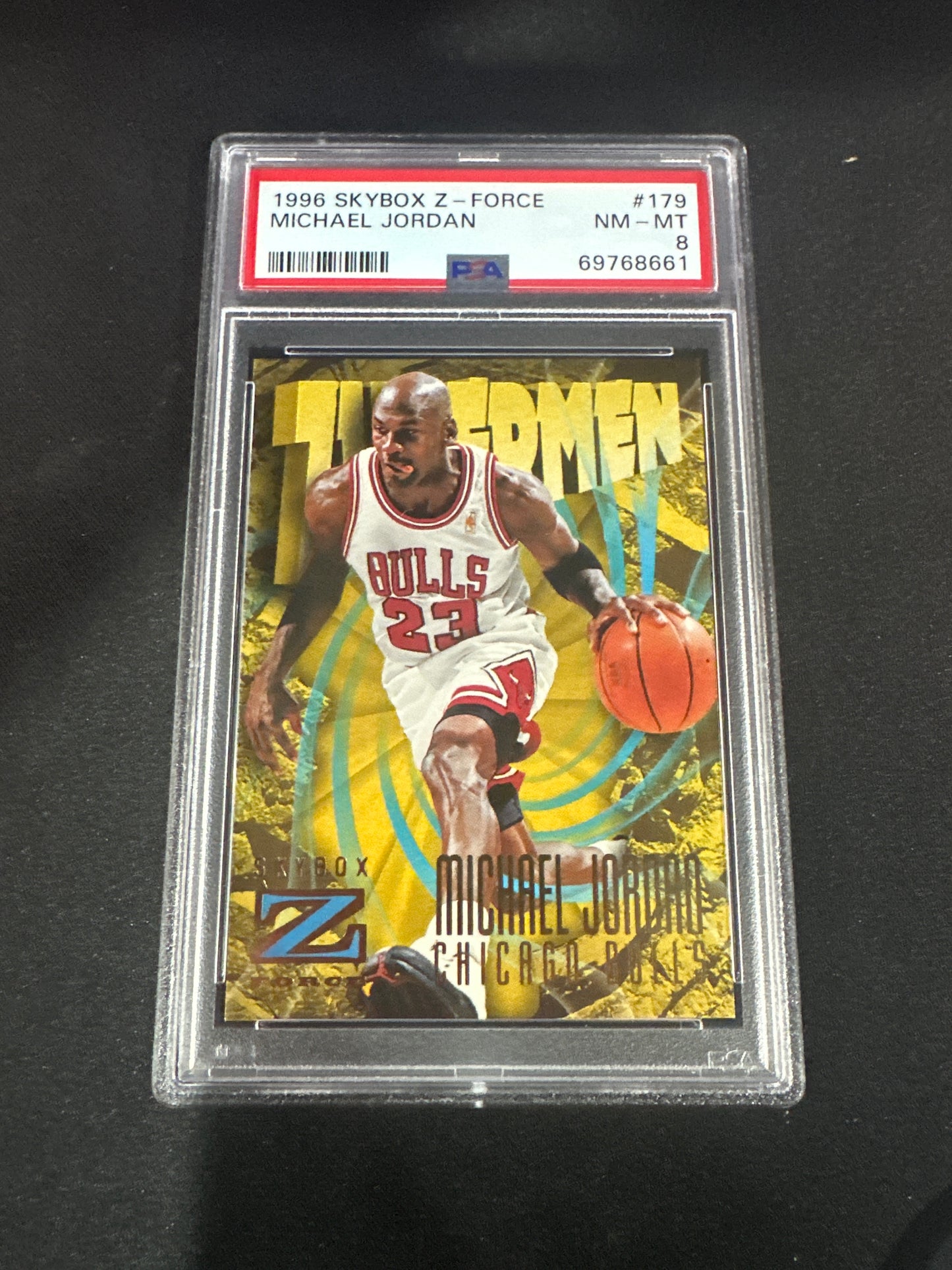 1996 Skybox Z-Force - Michael Jordan PSA 8 #179