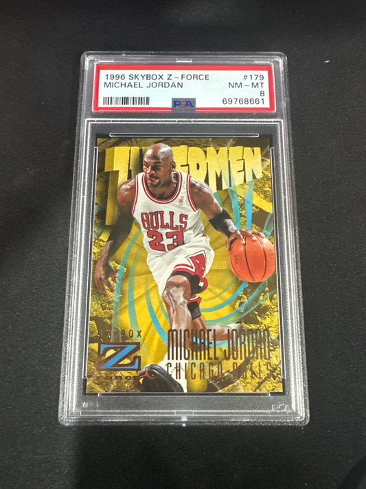 1996 Skybox Z-Force - Michael Jordan PSA 8 #179