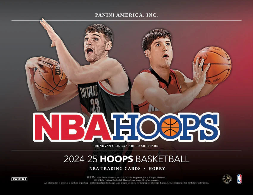 2024-25 Panini NBA HOOPS Basketball Hobby Box