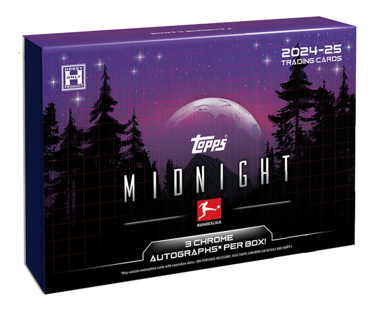 2024-25 Topps Bundesliga Midnight Soccer Hobby Box