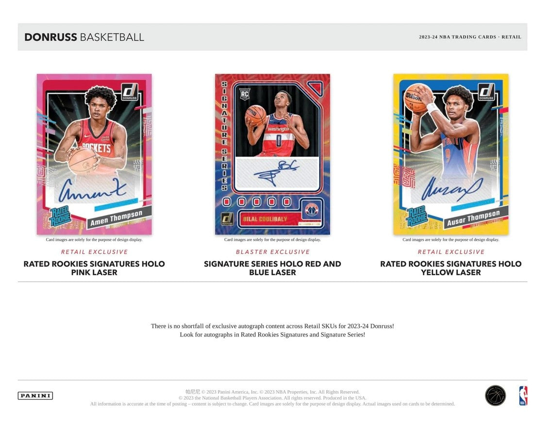 2023-24 Panini DONRUSS BASKETBALL Blaster Box