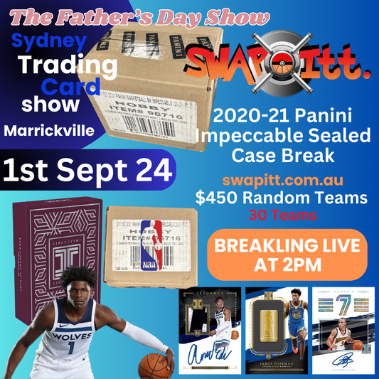 Break #5 - 2020-21 Panini Impeccable Hobby Sealed Case Break (3 boxes)! - $450 Random Teams