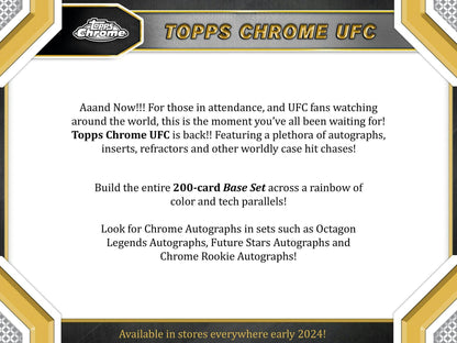 2024 Topps Chrome UFC 6-Pack Blaster Box