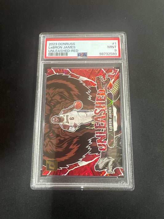 2023 Donruss LeBron James - Unleashed Red PSA 9 #1