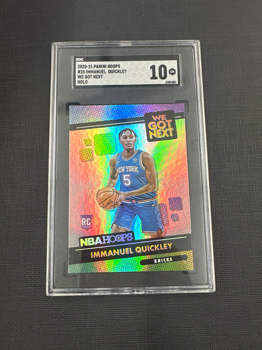 2020-21 Panini Hoops Immanuel Quickley - We got Next Holo SGC 10 #25