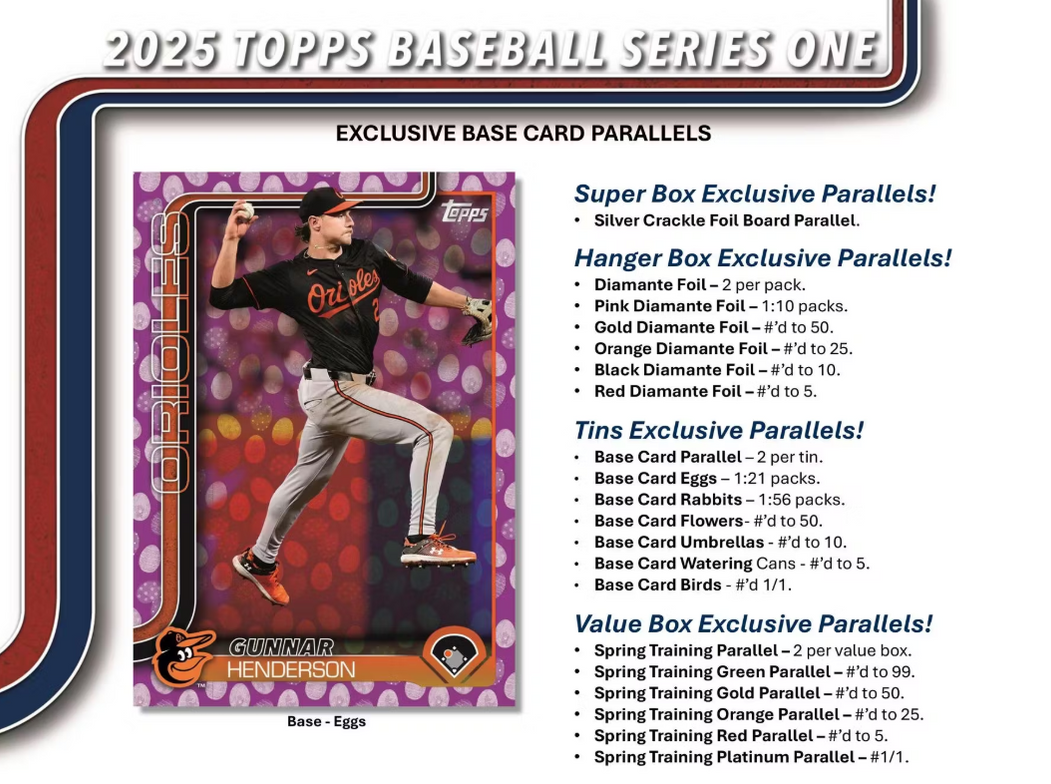 2025 Topps Series 1 Baseball Value Blaster Box