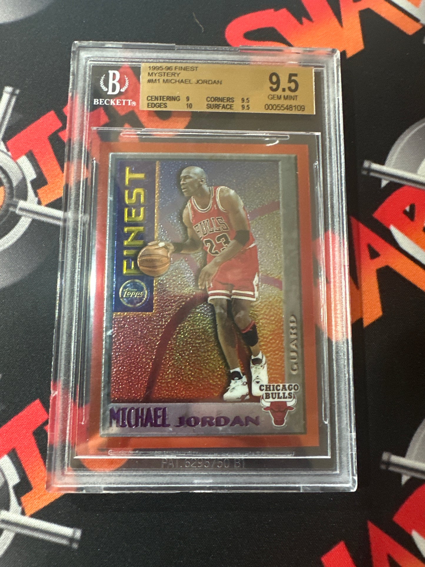 1995/96 Topps Michael Jordan - Finest Mystery BGS GEM MINT 9.5 #M1