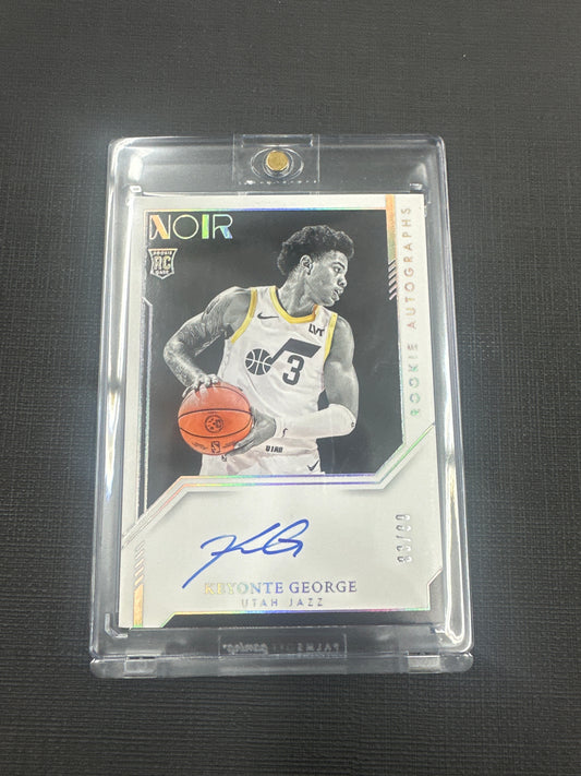 2023-24 Panini Noir Keyonte George - Rookie On Card Autographs /99 #387