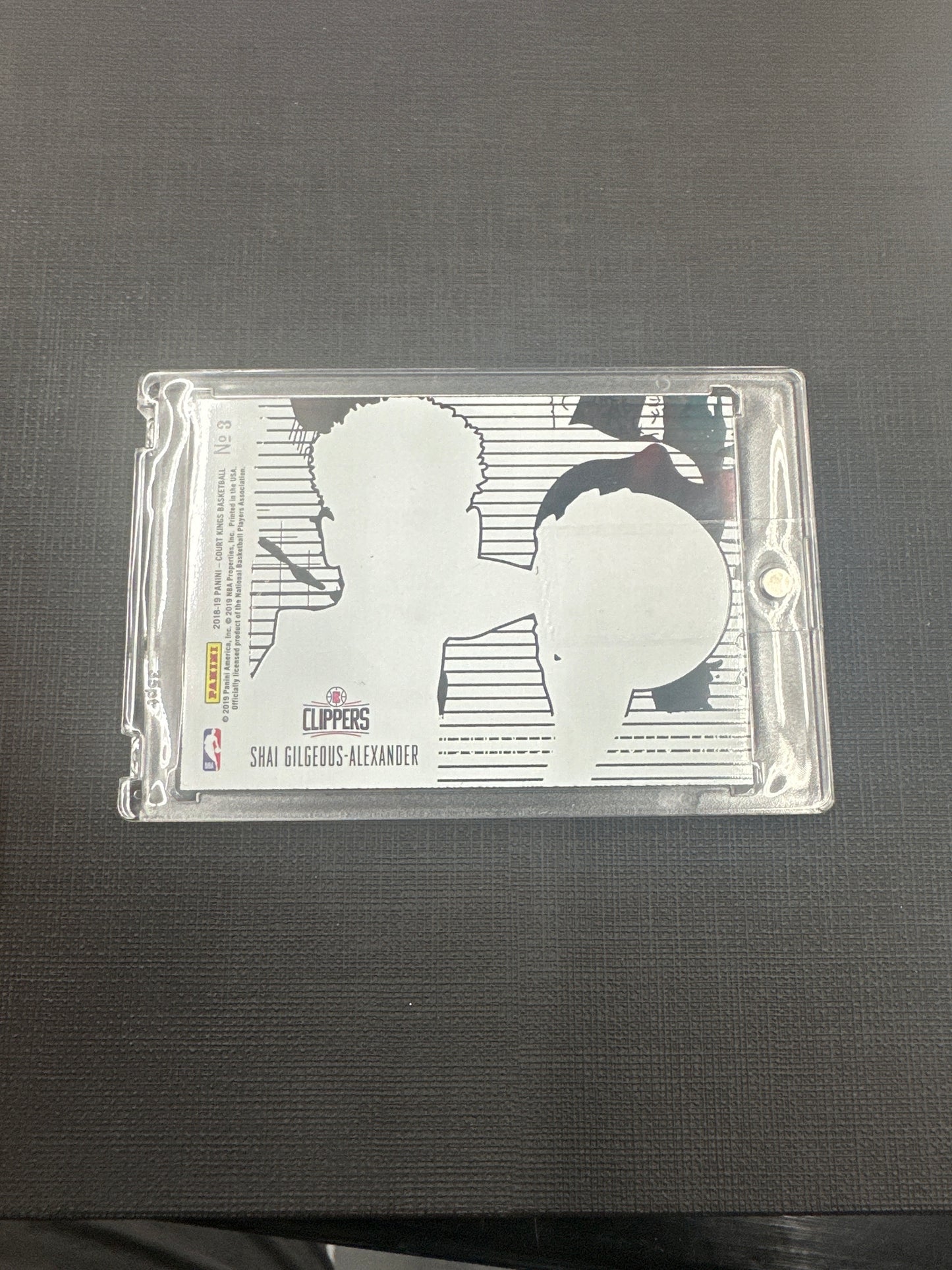 2018-19 Panini Court Kings Shai Gilgeous-Alexander - Acetate RC #3