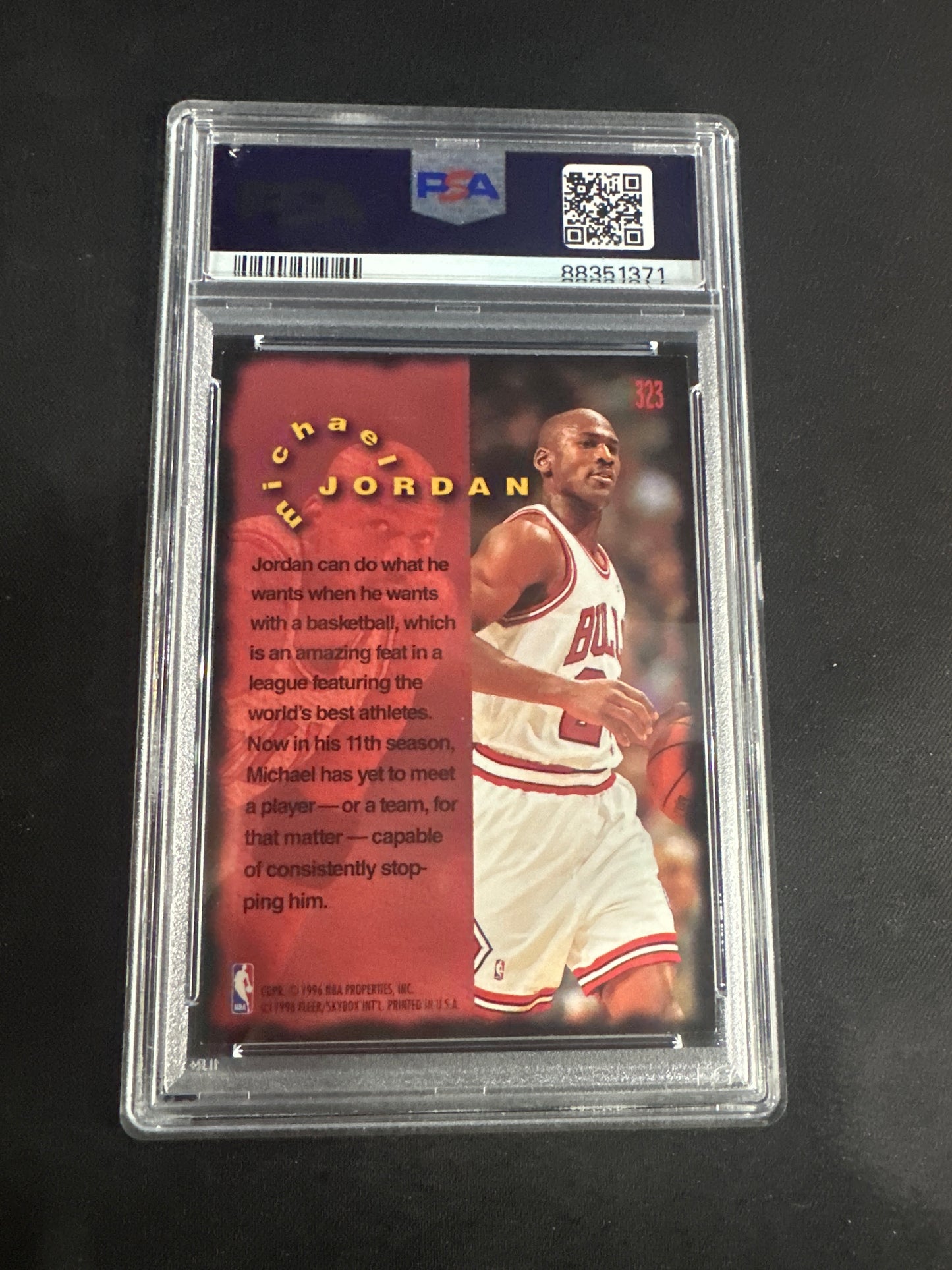 1995 Fleer Michael Jordan - Firm Foundation PSA 6 #323