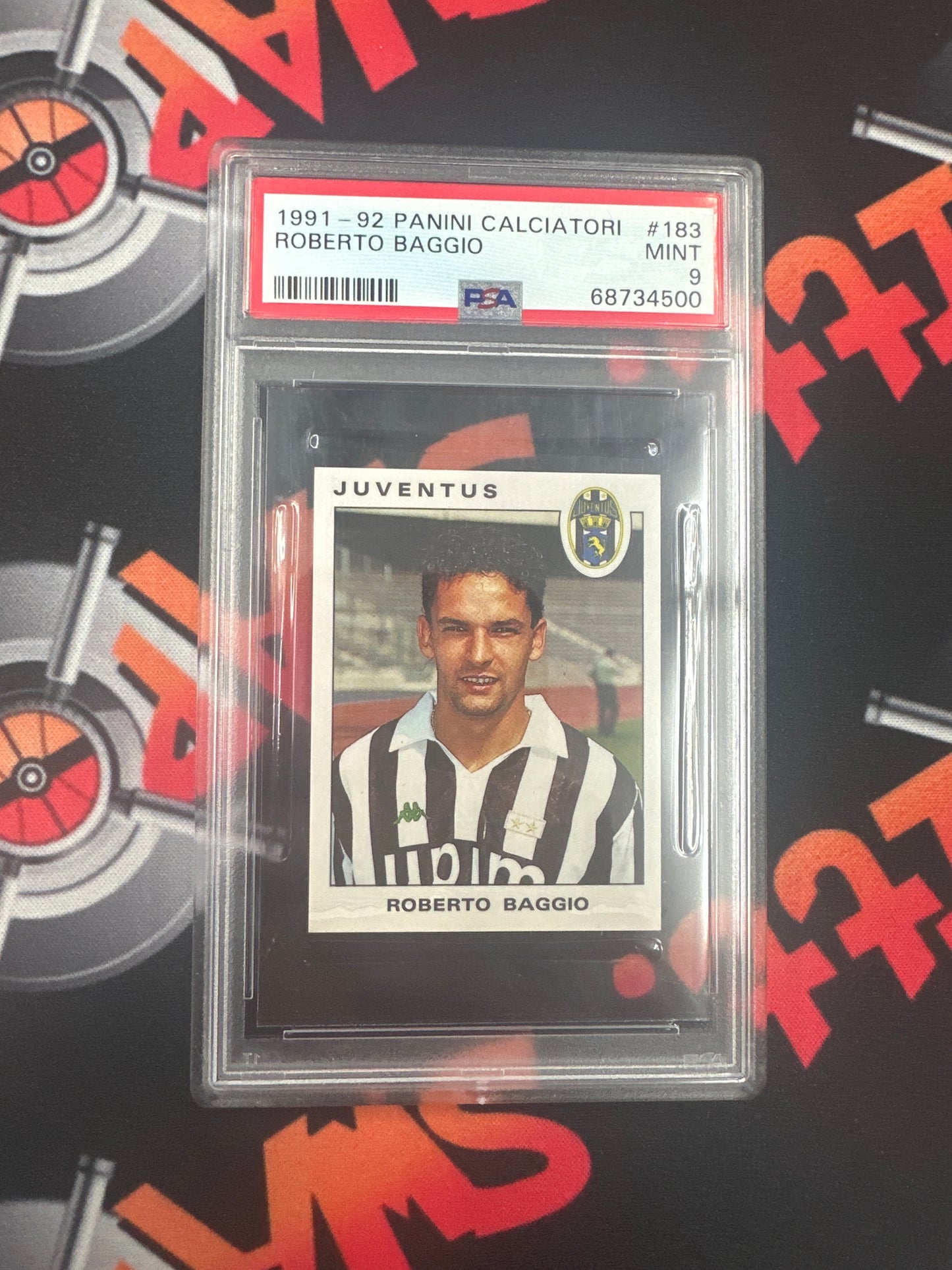 1991/92 Panini Robert Baggio - Calciatori PSA 9 MINT #183